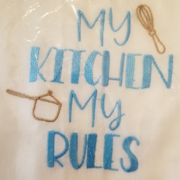 Embroidered flour sack towel. - Picture 1 of 1